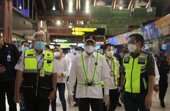 Menteri Budi Karya Sumadi Apresiasi Pelaksanaan Tes COVID-19 di Airport Health Center Bandara Soekarno-Hatta