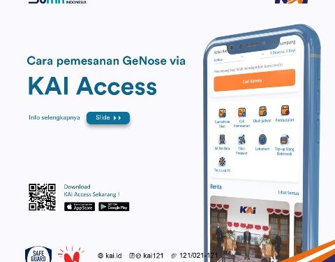 Tingkatkan Pelayanan, Pesan Layanan GeNose C19 Bisa via KAI Access