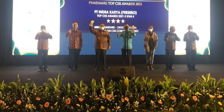 Indra Karya Raih Dua Penghargaan di Ajang CSR Awards 2021