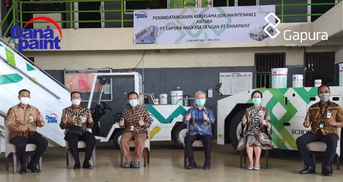 Joint Maintenance Gapura Angkasa dengan Danapaint Indonesia