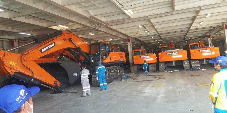 Hyundai Glovis Kembali Amanatkan IPCC untuk Tangani Bongkar Kargo Kendaraan