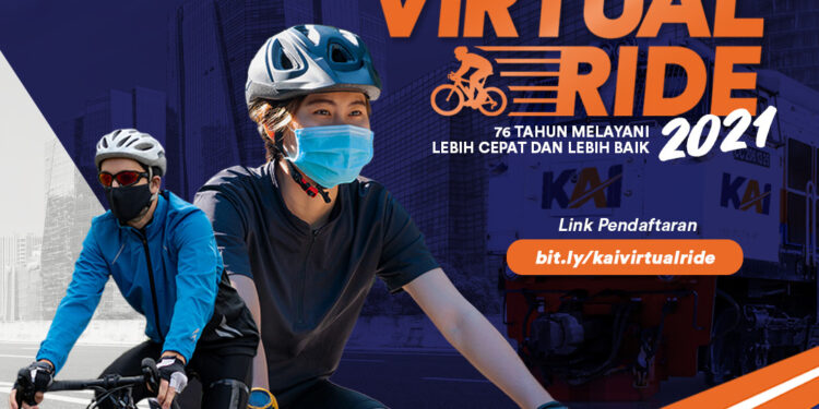 1.000 Peserta dalam 10 menit, KAI tambah Kuota KAI Virtual Ride 2021