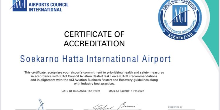 Protokol Kesehatan Pencegahan COVID-19 di Bandara Soekarno-Hatta Kembali Diakui Dunia