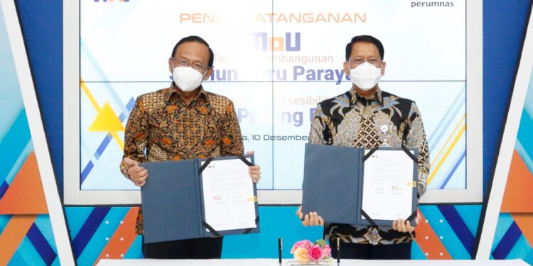 Rencanakan Pembangunan Stasiun Baru, KAI Tandatangani MoU dengan Perumnas