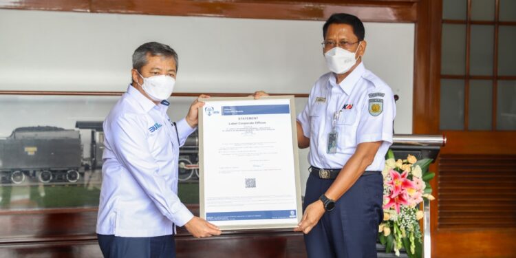 Terapkan Prokes Secara Disiplin, KAI Kembali Pertahankan Safe Guard Label SIBV untuk Kedua Kalinya