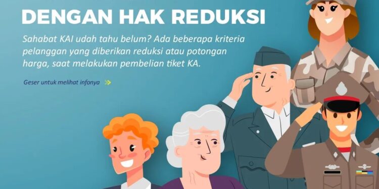 Apresiasi Pelanggan, KAI Berikan Potongan 20% bagi Lansia