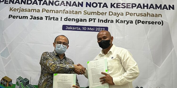 Perkuat Peran BUMN Sektor SDA, Indra Karya dan Perum Jasa Tirta I Jalin Kerja Sama Optimalisasi Sumber Daya