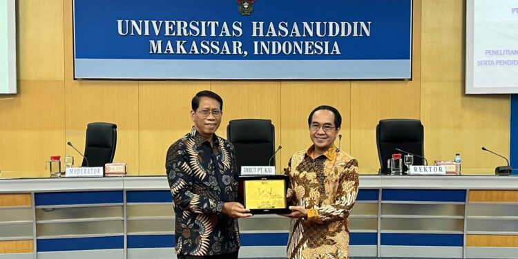 Persiapan Pengoperasian KA di Sulawesi Selatan, KAI Tandatangani MoU dengan Unhas