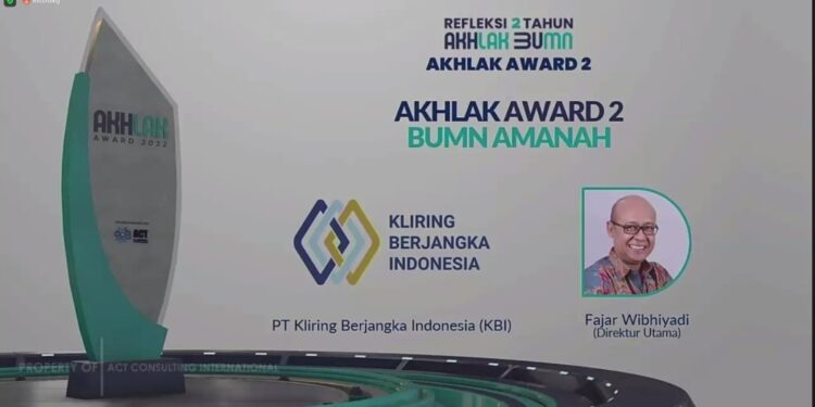 Konsisten Dalam Implementasi Core Value BUMN, KBI Raih 5 Penghargaan di Ajang Akhlak Award 2022