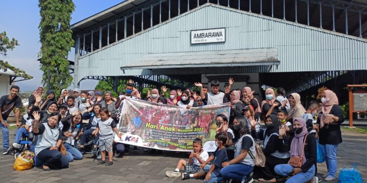Hari Anak Nasional, KAI Ajak Anak-Anak Berkemampuan Khusus ke Museum Ambarawa