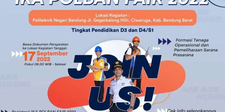 KAI Buka Rekrutmen via Jobfair di Bandung, Palembang, dan Bandar Lampung