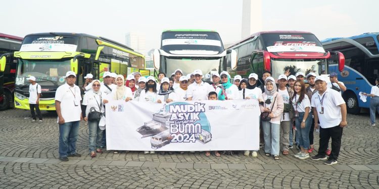 InJourney Hospitality Turut Melepas Peserta Mudik Asyik bersama BUMN Tahun 2024