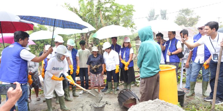 Dukung pencapaian Sustainable Development Goals (SDGs), InJourney Hospitality Turut Berpartisipasi dalam Program Bedah Rumah di Parapat
