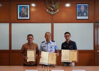PTDI, PT Pindad, dan TNI AU Teken Kerja Sama Litbangmat untuk Perkuat Alutsista Udara