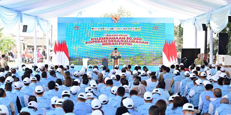 Presiden Prabowo Resmikan Kelembagaan 80.081 Koperasi Desa/Kelurahan Merah Putih