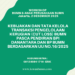 WORKSHOP BUMN DAN Anak Usaha BUMN 2 Desember 2025 : KEBIJAKAN DAN TATA KELOLA TRANSAKSI PENGELOLAAN KERUGIAN (CUT LOSS) BUMN PASCA PENDIRIAN BPI DANANTARA DAN BP BUMN BERDASARKAN UU NO.16/2025