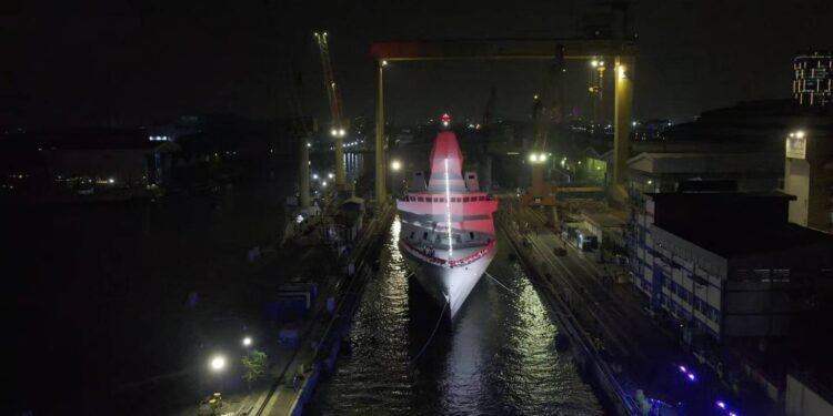 Indonesia Perkuat Daya Tangkal Maritim Lewat Peluncuran Frigate Merah Putih